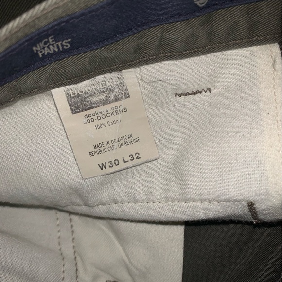 DOCKERS KHAKI HIGH WAISTED STRAIGHT LEG PANTS - Picture 5 of 5